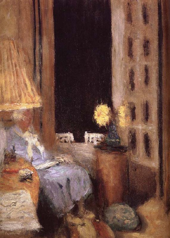 Edouard Vuillard The night opens the window oil painting picture